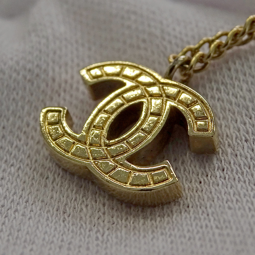 CHANEL シャネル ネックレス ココマーク ゴールド レディース 【中古】