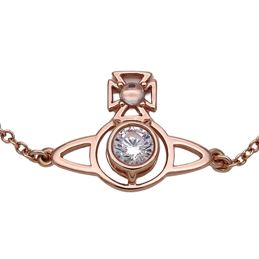 Vivienne Westwood ヴィヴィアン・ウエストウッド ブレスレット オーブ メタル ピンクゴールド レディース 【中古】