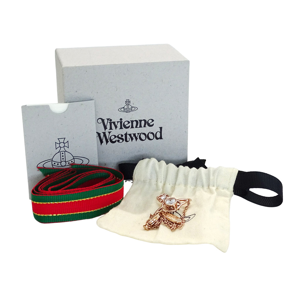 Vivienne Westwood ヴィヴィアン・ウエストウッド ブレスレット オーブ メタル ピンクゴールド レディース 【中古】