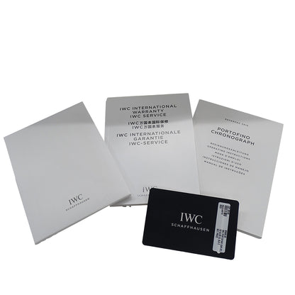 インターナショナルウォッチカンパニー IWC ポートフィノ IW391022 メンズ 腕時計 クロノグラフ 自動巻き AT ステンレス SS レザー 磨き済み 【中古】