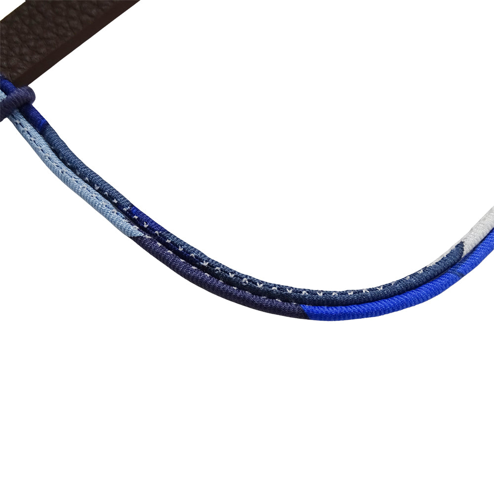 HERMES エルメス プティアッシュ 鳥居 チャーム ヴォーエプソン パープル ダークブラウン レディース メンズ 【中古】