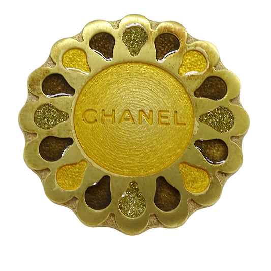 CHANEL シャネル ブローチ GP ゴールド レディース 【中古】