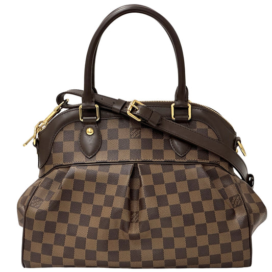 LOUIS VUITTON ルイ・ヴィトン トレヴィ PM 2wayバッグ ダミエ ダミエエベヌ N51997 ダミエキャンバス レディース 【中古】