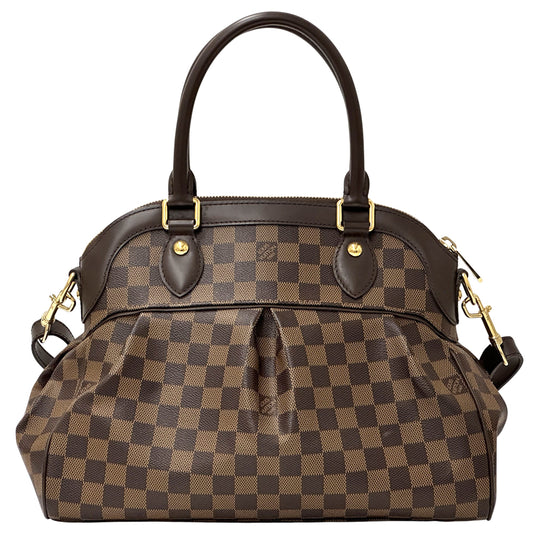 LOUIS VUITTON ルイ・ヴィトン トレヴィ PM 2wayバッグ ダミエ ダミエエベヌ N51997 ダミエキャンバス レディース 【中古】