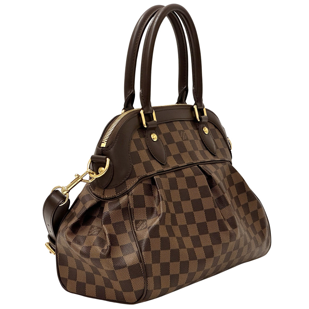 LOUIS VUITTON ルイ・ヴィトン トレヴィ PM 2wayバッグ ダミエ ダミエエベヌ N51997 ダミエキャンバス レディース 【中古】