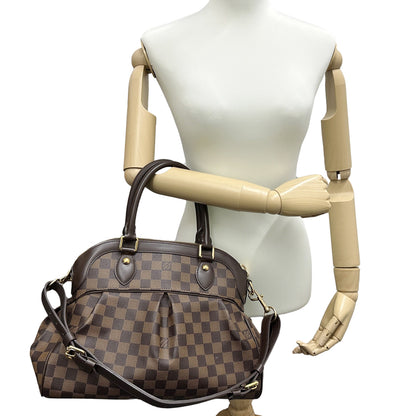 LOUIS VUITTON ルイ・ヴィトン トレヴィ PM 2wayバッグ ダミエ ダミエエベヌ N51997 ダミエキャンバス レディース 【中古】
