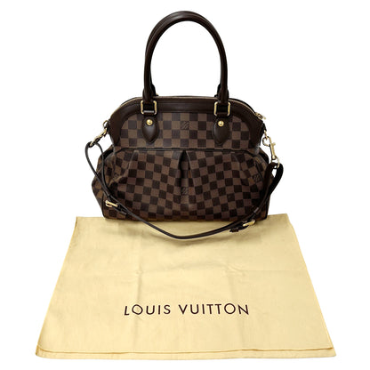 LOUIS VUITTON ルイ・ヴィトン トレヴィ PM 2wayバッグ ダミエ ダミエエベヌ N51997 ダミエキャンバス レディース 【中古】