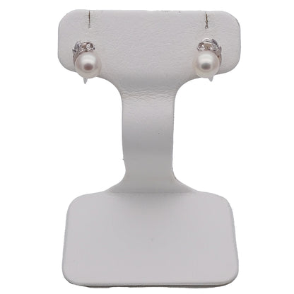MIKIMOTO ミキモト イヤリング パール WGK14 ホワイトゴールド レディース 磨き済み 【中古】