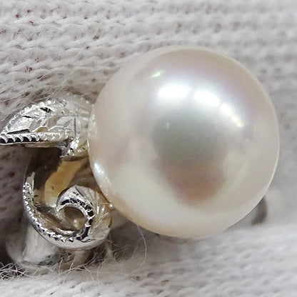 MIKIMOTO ミキモト イヤリング パール WGK14 ホワイトゴールド レディース 磨き済み 【中古】
