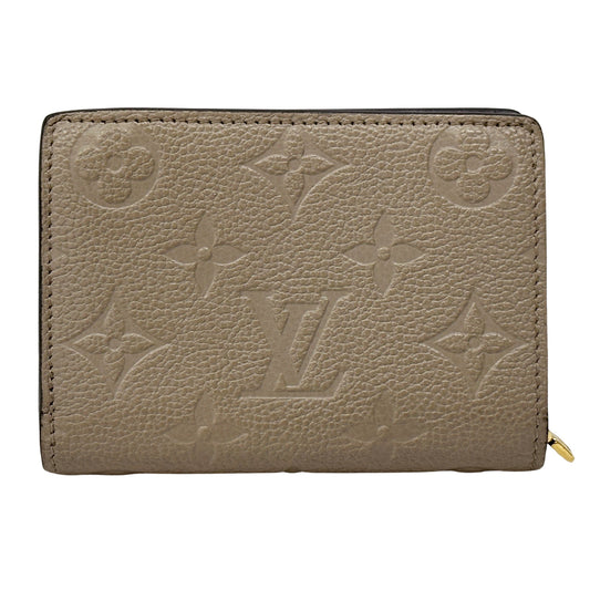 LOUIS VUITTON ルイ・ヴィトン ポルトフォイユ・クレア 二つ折り財布 アンプラント トゥルトレール M80152 モノグラムアンプラント レディース 【中古】