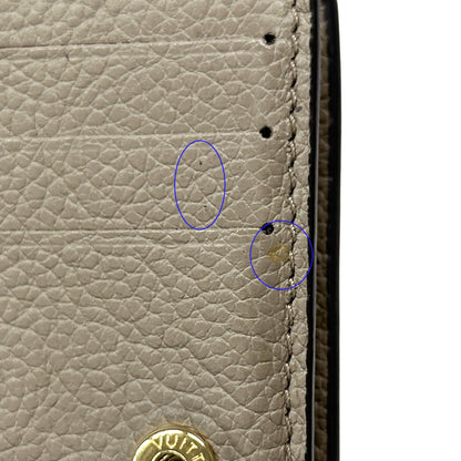 LOUIS VUITTON ルイ・ヴィトン ポルトフォイユ・クレア 二つ折り財布 アンプラント トゥルトレール M80152 モノグラムアンプラント レディース 【中古】