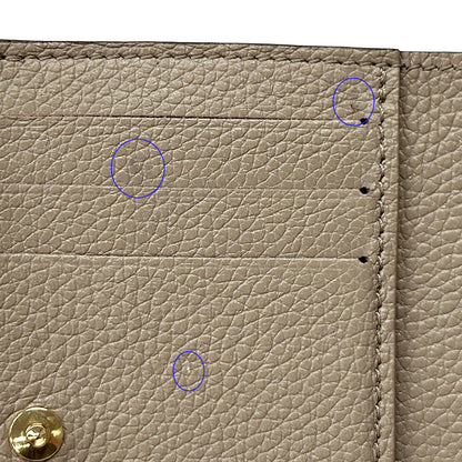 LOUIS VUITTON ルイ・ヴィトン ポルトフォイユ・クレア 二つ折り財布 アンプラント トゥルトレール M80152 モノグラムアンプラント レディース 【中古】