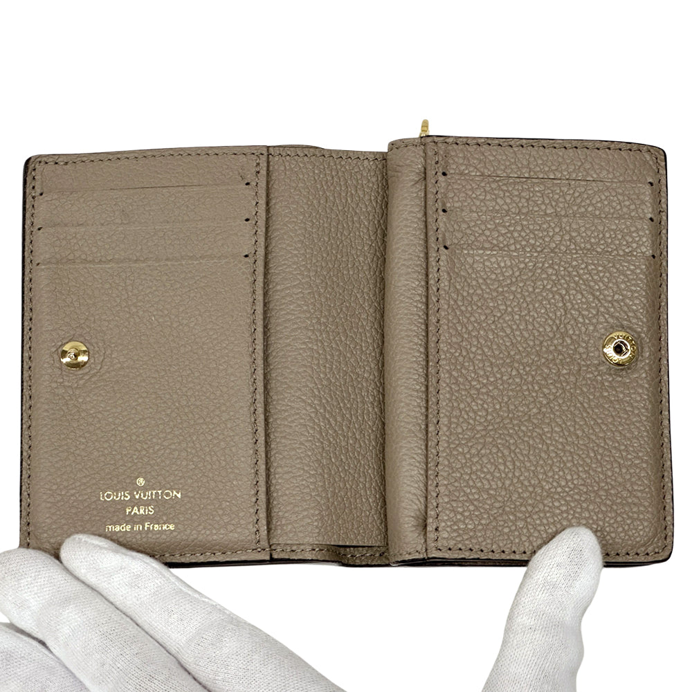 LOUIS VUITTON ルイ・ヴィトン ポルトフォイユ・クレア 二つ折り財布 アンプラント トゥルトレール M80152 モノグラムアンプラント レディース 【中古】