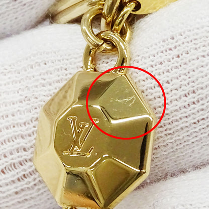 LOUIS VUITTON ルイ・ヴィトン キーホルダー・LVファセット キーホルダー メタル ゴールド レディース メンズ M65216 【中古】