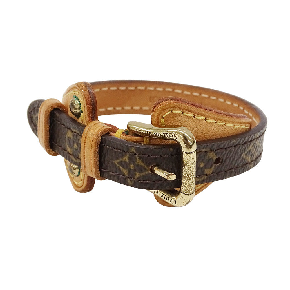 LOUIS VUITTON ルイ・ヴィトン ブラスレ テダPM ブレスレット モノグラム モノグラムキャンバス ブラウン レディース M92484 【中古】