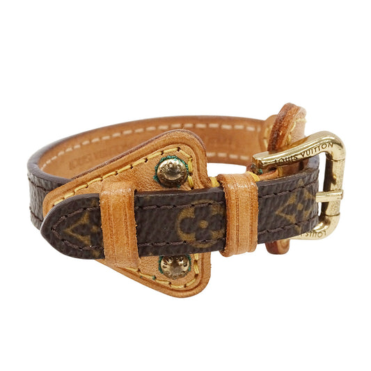 LOUIS VUITTON ルイ・ヴィトン ブラスレ テダPM ブレスレット モノグラム モノグラムキャンバス ブラウン レディース M92484 【中古】