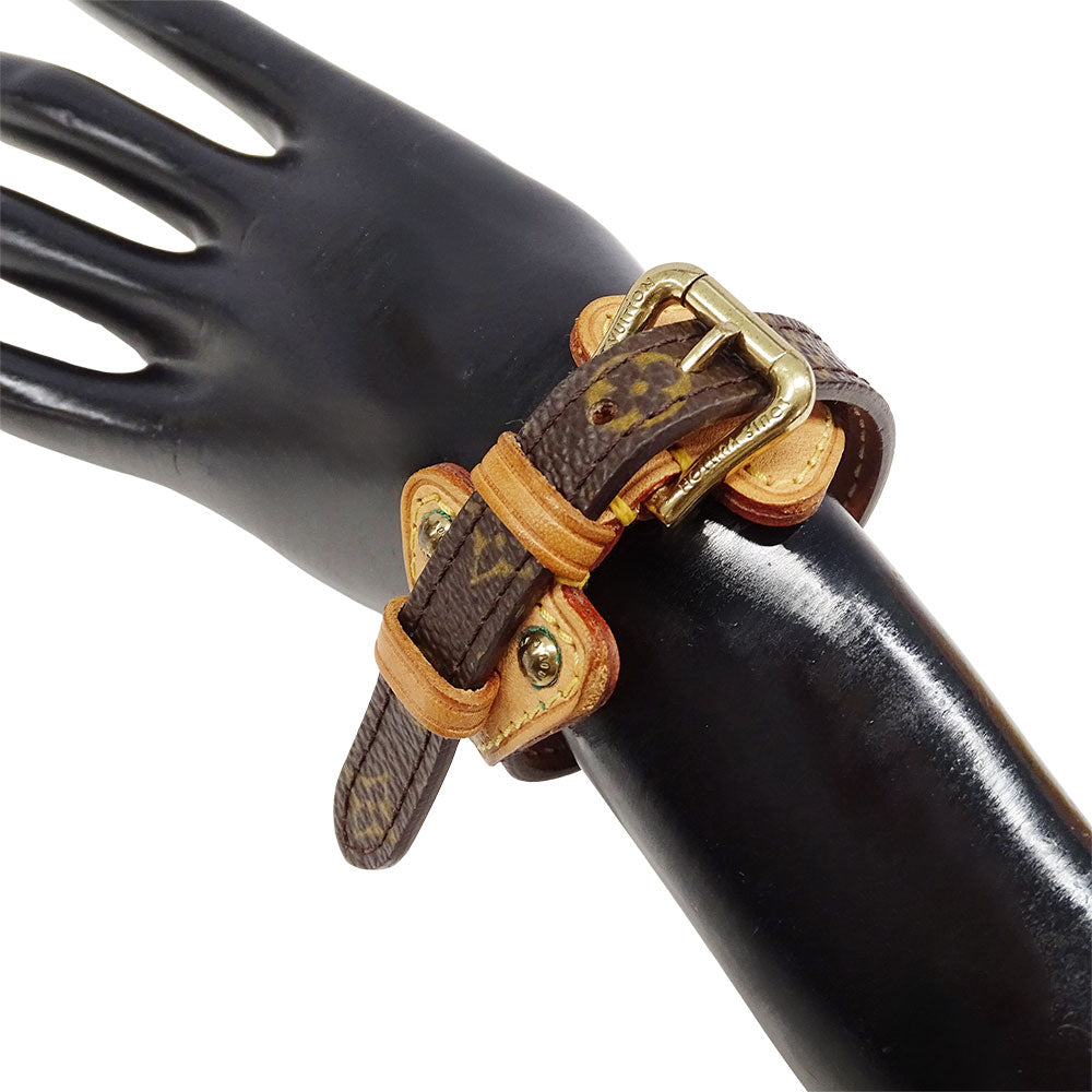 LOUIS VUITTON ルイ・ヴィトン ブラスレ テダPM ブレスレット モノグラム モノグラムキャンバス ブラウン レディース M92484 【中古】