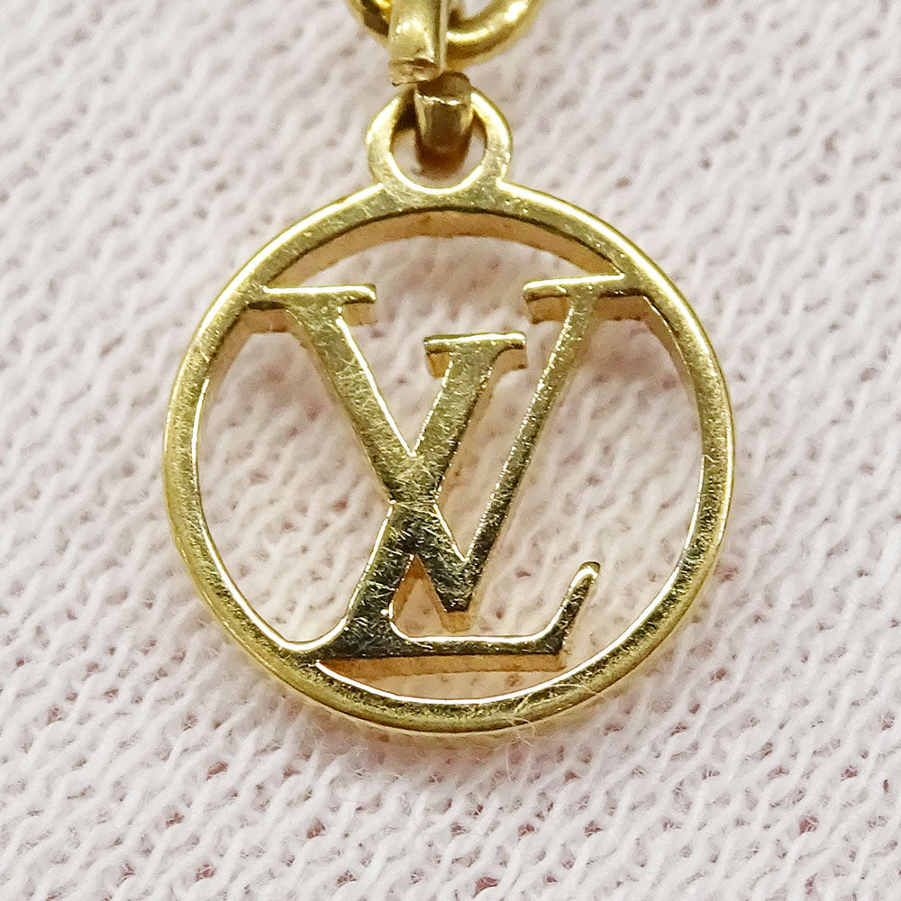 LOUIS VUITTON ルイ・ヴィトン ネックレス・エッセンシャルLV ネックレス GP ゴールド レディース M61083 【中古】