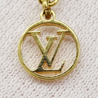 LOUIS VUITTON ルイ・ヴィトン ネックレス・エッセンシャルLV ネックレス GP ゴールド レディース M61083 【中古】
