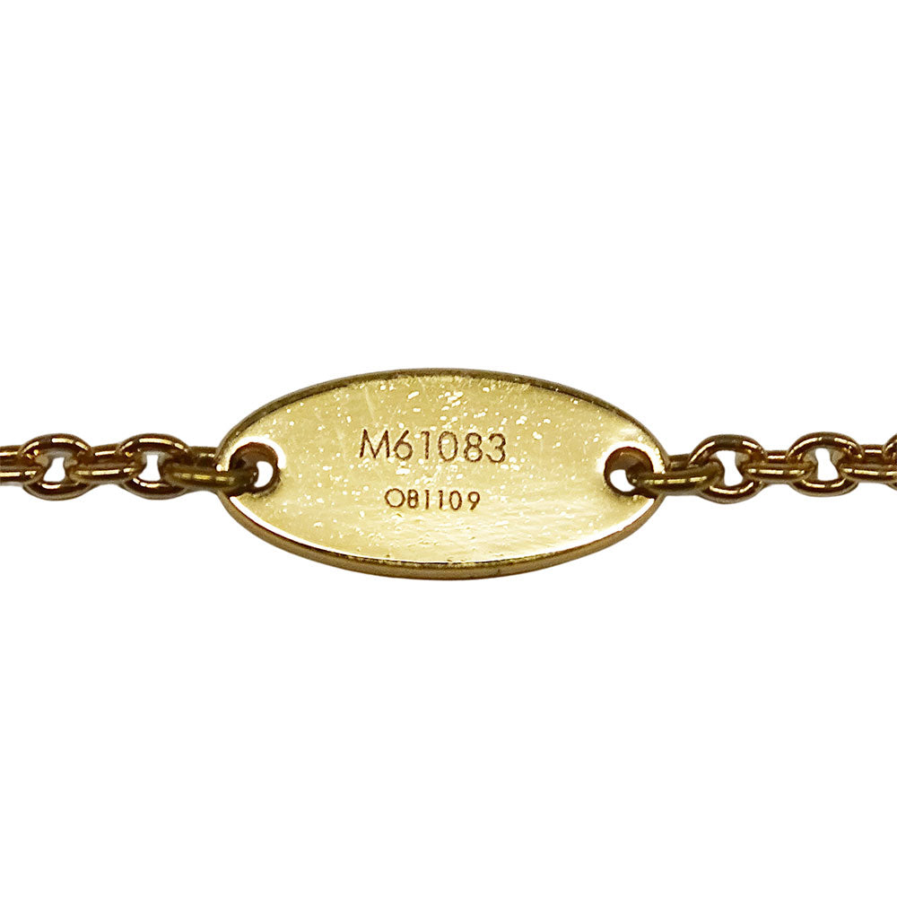 LOUIS VUITTON ルイ・ヴィトン ネックレス・エッセンシャルLV ネックレス GP ゴールド レディース M61083 【中古】