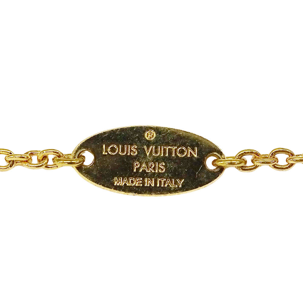 LOUIS VUITTON ルイ・ヴィトン ネックレス・エッセンシャルLV ネックレス GP ゴールド レディース M61083 【中古】
