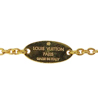 LOUIS VUITTON ルイ・ヴィトン ネックレス・エッセンシャルLV ネックレス GP ゴールド レディース M61083 【中古】