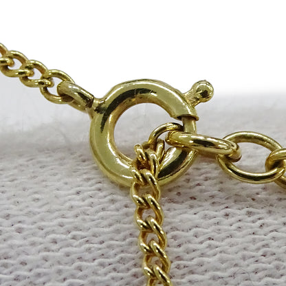 Dior ディオール ネックレス ラインストーン ゴールド ブラック レディース 【中古】