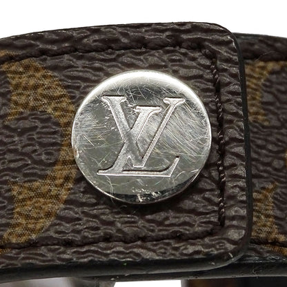 LOUIS VUITTON ルイ・ヴィトン ブラスレホッケンハイム ブレスレット モノグラム GP シルバー ブラウン メンズ M6141 【中古】