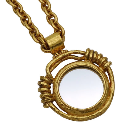 CHANEL シャネル ネックレス ココマーク メタル ゴールド レディース メンズ 【中古】