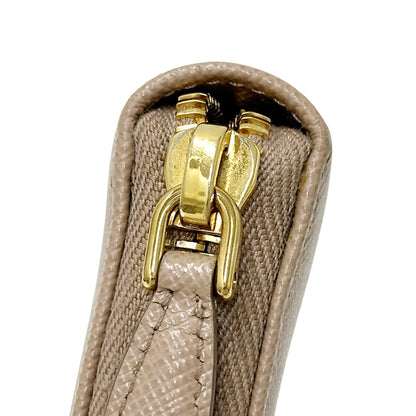 PRADA プラダ 長財布 ベージュ 1ML506 レディース 【中古】