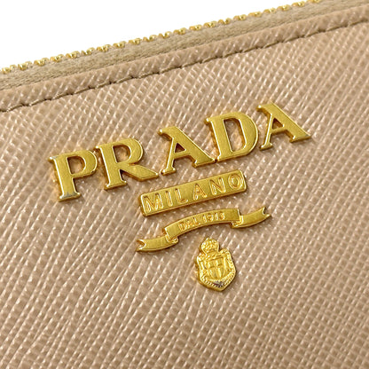PRADA プラダ 長財布 ベージュ 1ML506 レディース 【中古】