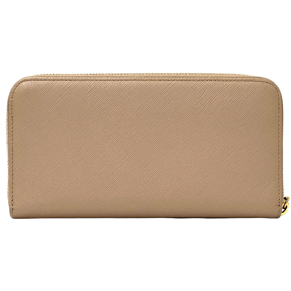 PRADA プラダ 長財布 ベージュ 1ML506 レディース 【中古】