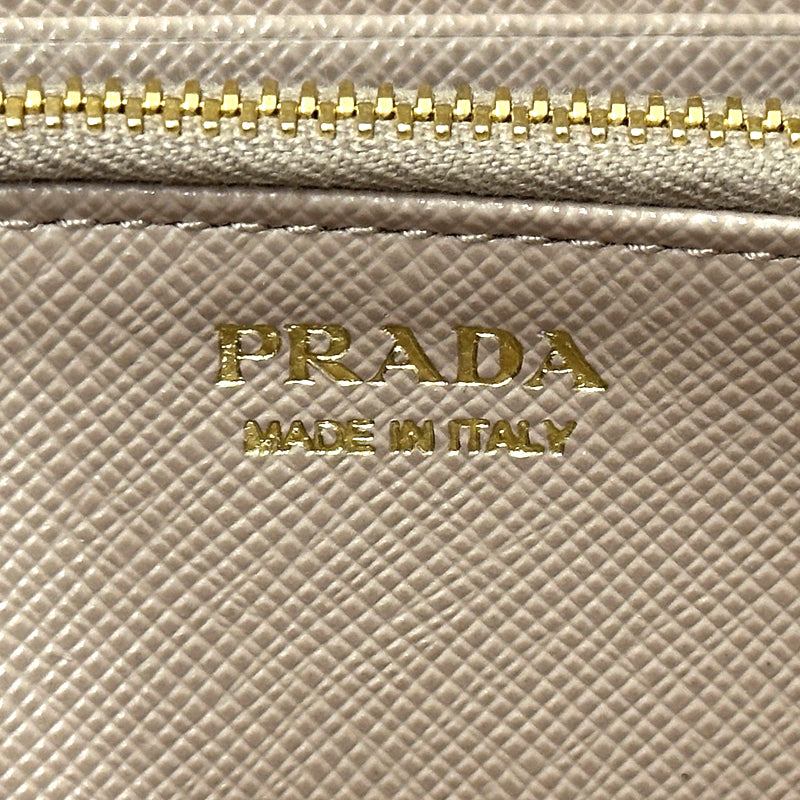 PRADA プラダ 長財布 ベージュ 1ML506 レディース 【中古】
