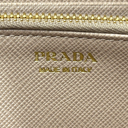 PRADA プラダ 長財布 ベージュ 1ML506 レディース 【中古】