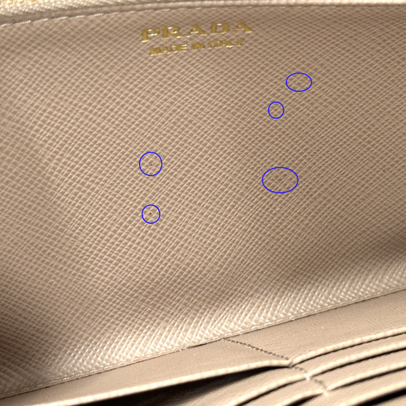 PRADA プラダ 長財布 ベージュ 1ML506 レディース 【中古】