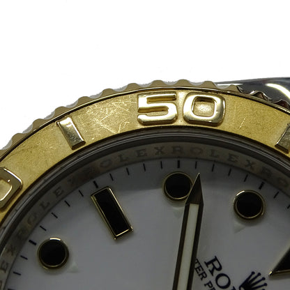 ROLEX ロレックス ヨットマスター 16623 ランダム番 メンズ 腕時計 自動巻き AT ステンレス SS ゴールド YG コンビ ホワイト 磨き済み 【中古】