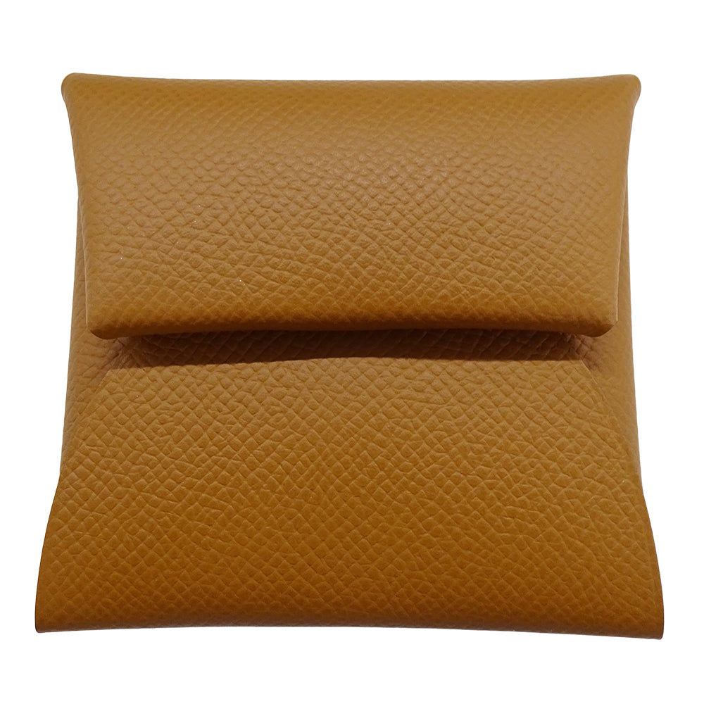 HERMES エルメス バスティア コインケース ゴールド ヴォーエプソン レディース メンズ 【中古】