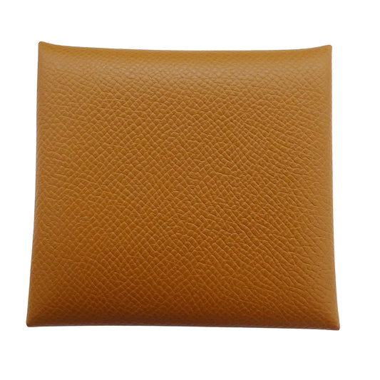 HERMES エルメス バスティア コインケース ゴールド ヴォーエプソン レディース メンズ 【中古】