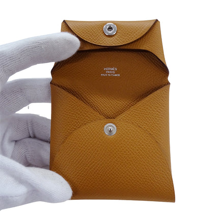 HERMES エルメス バスティア コインケース ゴールド ヴォーエプソン レディース メンズ 【中古】