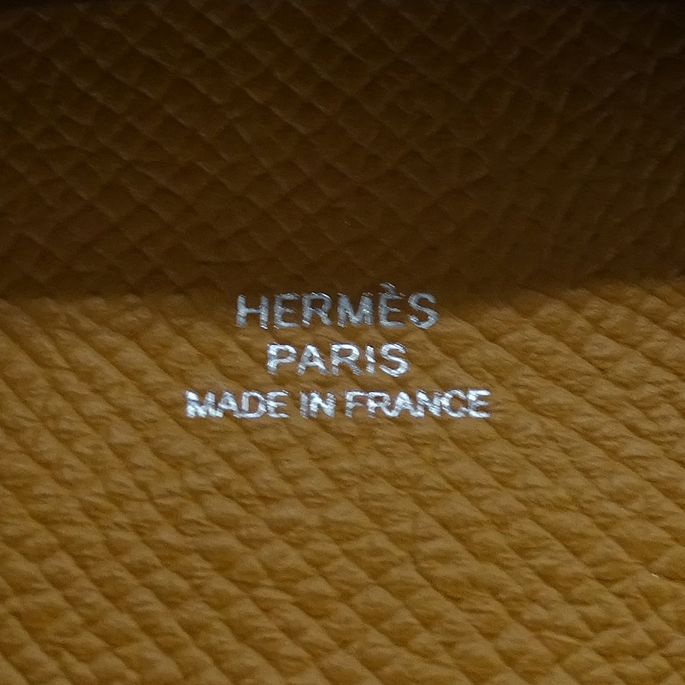 HERMES エルメス バスティア コインケース ゴールド ヴォーエプソン レディース メンズ 【中古】
