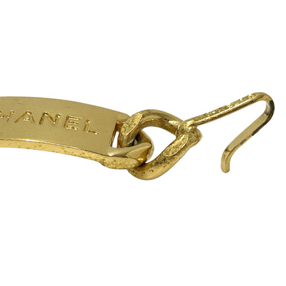 CHANEL シャネル チェーンベルト ベルト カンボン ゴールド ブラック GP レディース 【中古】