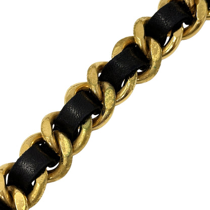 CHANEL シャネル チェーンベルト ベルト カンボン ゴールド ブラック GP レディース 【中古】
