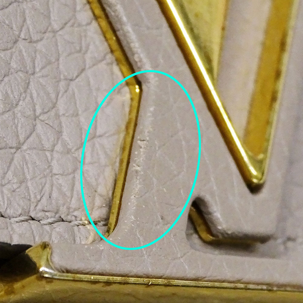 LOUIS VUITTON ルイ・ヴィトン ポルトフォイユ・カプシーヌ 長財布 トリヨン ガレ M61249 レディース 【中古】