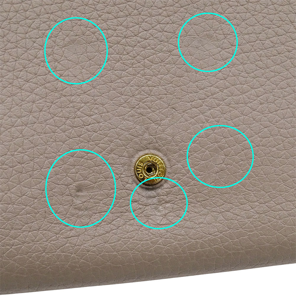 LOUIS VUITTON ルイ・ヴィトン ポルトフォイユ・カプシーヌ 長財布 トリヨン ガレ M61249 レディース 【中古】
