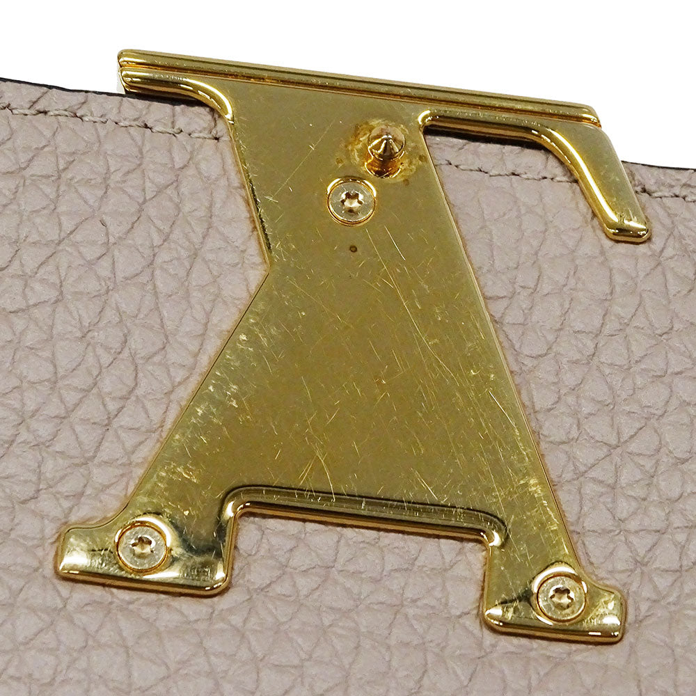 LOUIS VUITTON ルイ・ヴィトン ポルトフォイユ・カプシーヌ 長財布 トリヨン ガレ M61249 レディース 【中古】