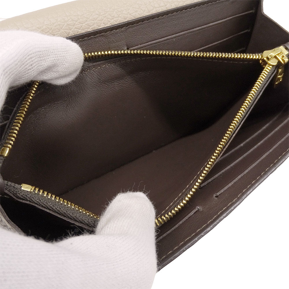 LOUIS VUITTON ルイ・ヴィトン ポルトフォイユ・カプシーヌ 長財布 トリヨン ガレ M61249 レディース 【中古】