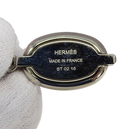HERMES エルメス ミニ・マイヨンPM ネックレス メタル シルバー ブラック レディース 【中古】