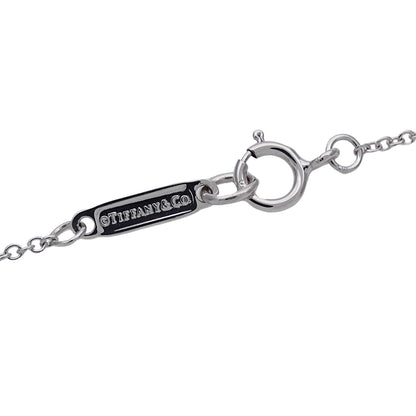 TIFFANY&Co. ティファニー アトラス オープン メダリオン ネックレス 750WG ホワイトゴールド ダイヤモンド レディース 磨き済み 【中古】