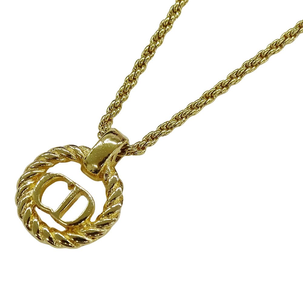 Dior ディオール ネックレス GP ゴールド レディース 【中古】