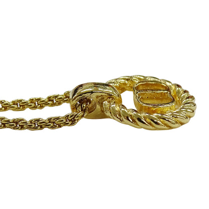 Dior ディオール ネックレス GP ゴールド レディース 【中古】